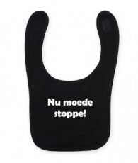 Baby slabbetje nu moede stoppe!