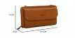 Klein crossbody tas camel