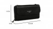 Klein crossbody tas zwart