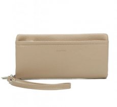 Portemonnee/clutch classy beige