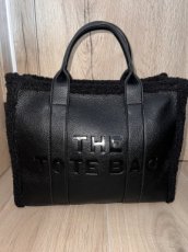 Tote bag zwart teddy